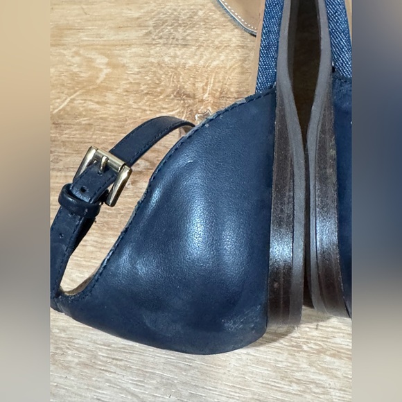 NEW TOMMY HILFILGIER NANCEE D'ORSAY STRIPED CANVAS FLATS SIZE 7.5 - Picture 11 of 13